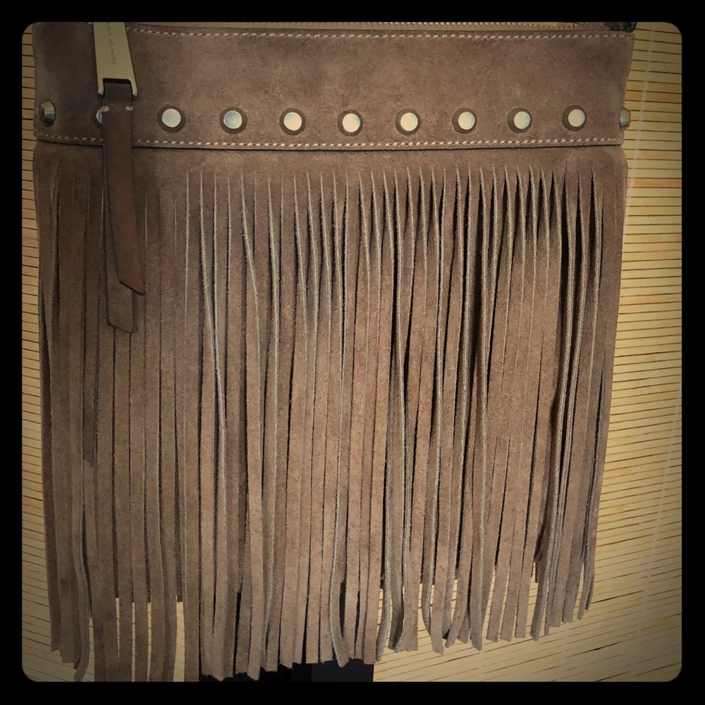 Michael Kors suede crossbody